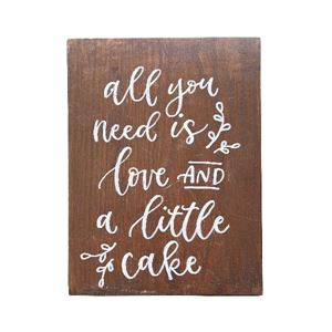 All you need is love and a little cake