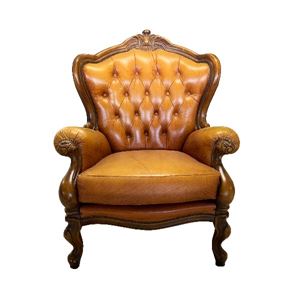 Stoel chesterfield camel