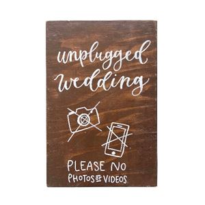 Unplugged wedding