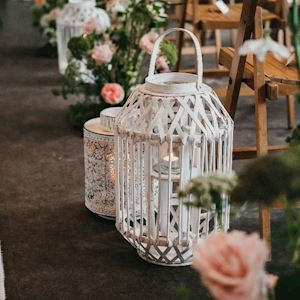 Decoratief Verspreiding Afleiding Lantaarn wit huren - Brisked Styled Weddings